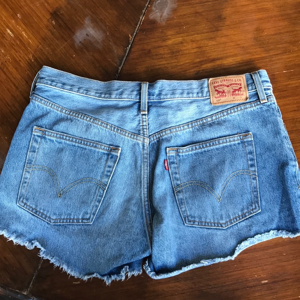 Levi Denim 501 Cut Off Shorts